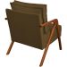 Kit 2 Poltronas Decorativas Confortáveis Para Sala Shine Suede Marrom Pé Castanho - Clique E Decore
