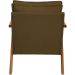 Kit 2 Poltronas Decorativas Confortáveis Para Sala Shine Suede Marrom Pé Castanho - Clique E Decore