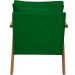 Kit 2 Poltronas Decorativas Confortáveis Para Sala Shine Suede Verde Pé Castanho - Clique E Decore