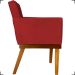 Kit 2 Poltronas Decorativas Divine Base Reforçada De Madeira Suede Bordô - Clique E Decore