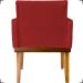 Kit 2 Poltronas Decorativas Divine Base Reforçada De Madeira Suede Bordô - Clique E Decore
