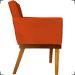 Kit 2 Poltronas Decorativas Divine Base Reforçada De Madeira Suede Terracota - Clique E Decore