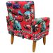 Kit 2 Poltronas Decorativas Nina Infantil Para Quarto Infantil Suede Estampa Carros Pé Castanho