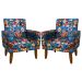 Kit 2 Poltronas Decorativas Nina Infantil Para Quarto Infantil Suede Estampa Patrulha Canina