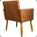Kit 2 Poltronas Decorativas Para Sala Nina Corino Peroba Pé Castanho - Clique E Decore