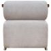 Kit 2 Poltronas Decorativas Para Sala Recepção Confortável Em Madeira Maciça Chloe Bouclé Bege