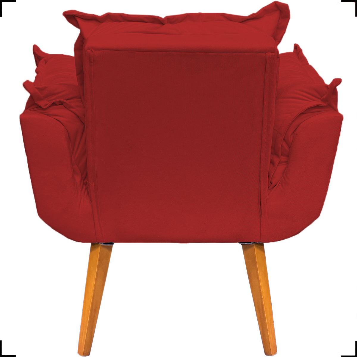 Kit 2 Poltronas Decorativas Para Sala Recepção Manicure ePuff Decorativo Para Quarto Penteadeira Suede Bordô