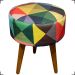 Kit 2 Poltronas Decorativas Para Sala, Quarto, Escritório Isa Suede Azul Turquesa Pé Castanho - Clique E Decore
