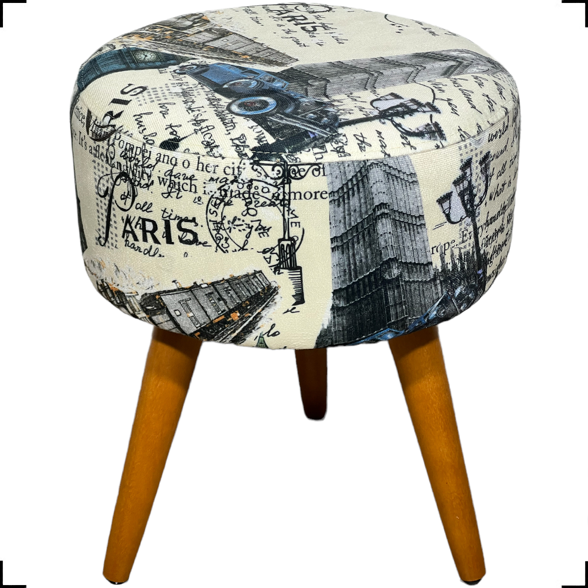 Kit 2 Poltronas Decorativas Para Sala, Quarto, Escritório Isa Suede Cinza Pé Castanho - Clique E Decore