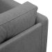 Kit 2 Poltronas Para Sala Aviv Decorativa Recepção Escritório Confortável Reforçada Linho Premium Cinza