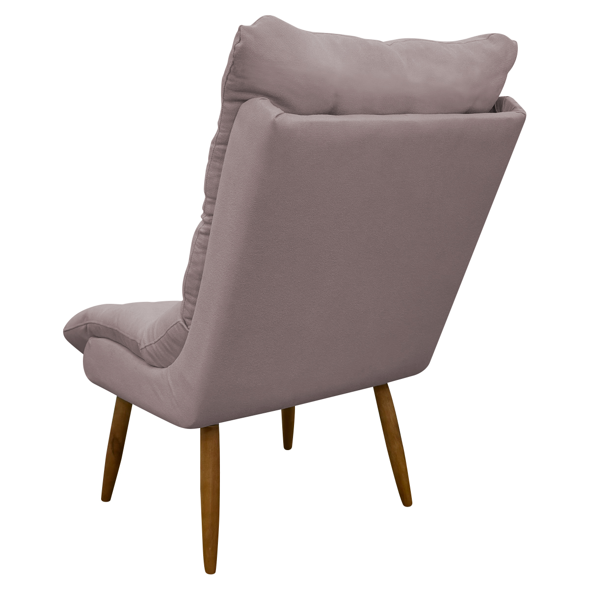 Kit 2 Poltronas Para Sala Recepção Decorativa Consultório Salão Escritório Sufler Linho Rosa