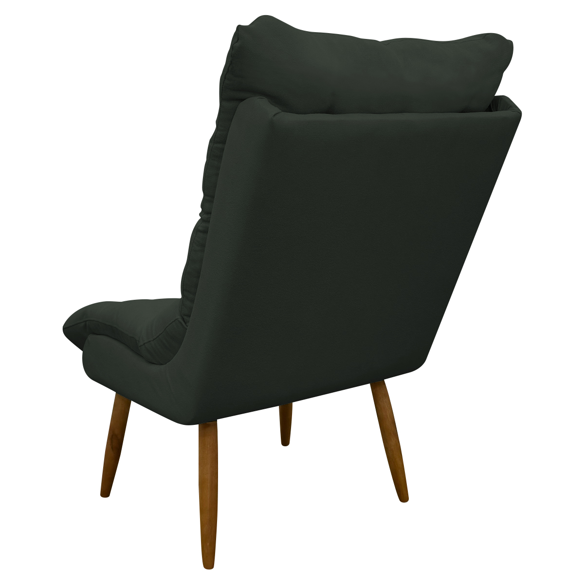 Kit 2 Poltronas Para Sala Recepção Decorativa Consultório Salão Escritório Sufler Linho Verde