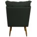 Kit 2 Poltronas Para Sala Recepção Decorativa Consultório Salão Escritório Sufler Linho Verde