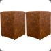 Kit 2 Puff Decorativo Dado Para Sala, Quarto, Escritório, Manicure Corino Peroba - Clique E Decore
