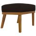 Kit 2 Puff Decorativo Retangular Para Sala Quarto Penteadeira Firenze Corino Marrom