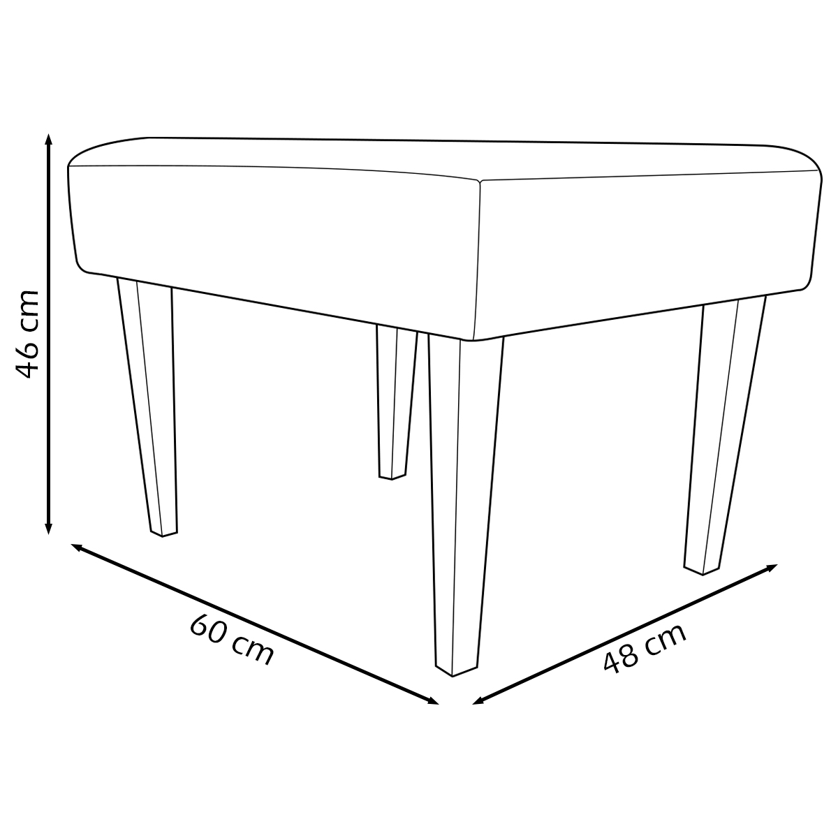 Kit 2 Puff Decorativos Charme Para Sala, Quarto, Recepção Suede Azul Turquesa Pé Castanho - Clique E Decore