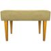 Kit 2 Puff Decorativos Charme Para Sala, Quarto, Recepção Suede Nude Pé Castanho - Clique E Decore