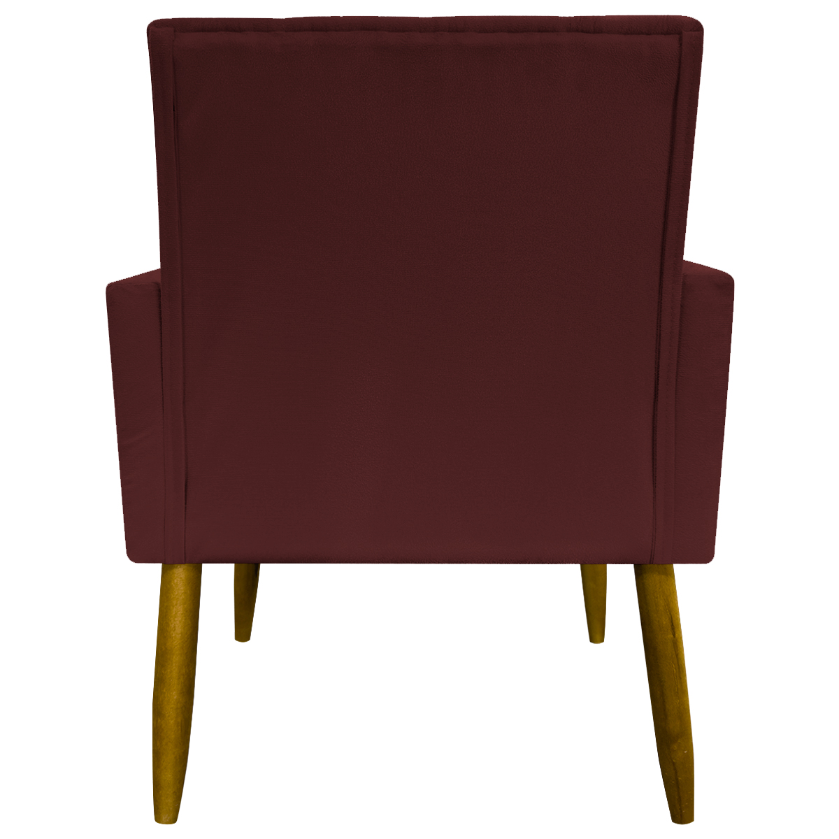 Kit 3 Poltronas Decorativa Para Sala Recepção Manicure Consultório Mari Suede Bordô