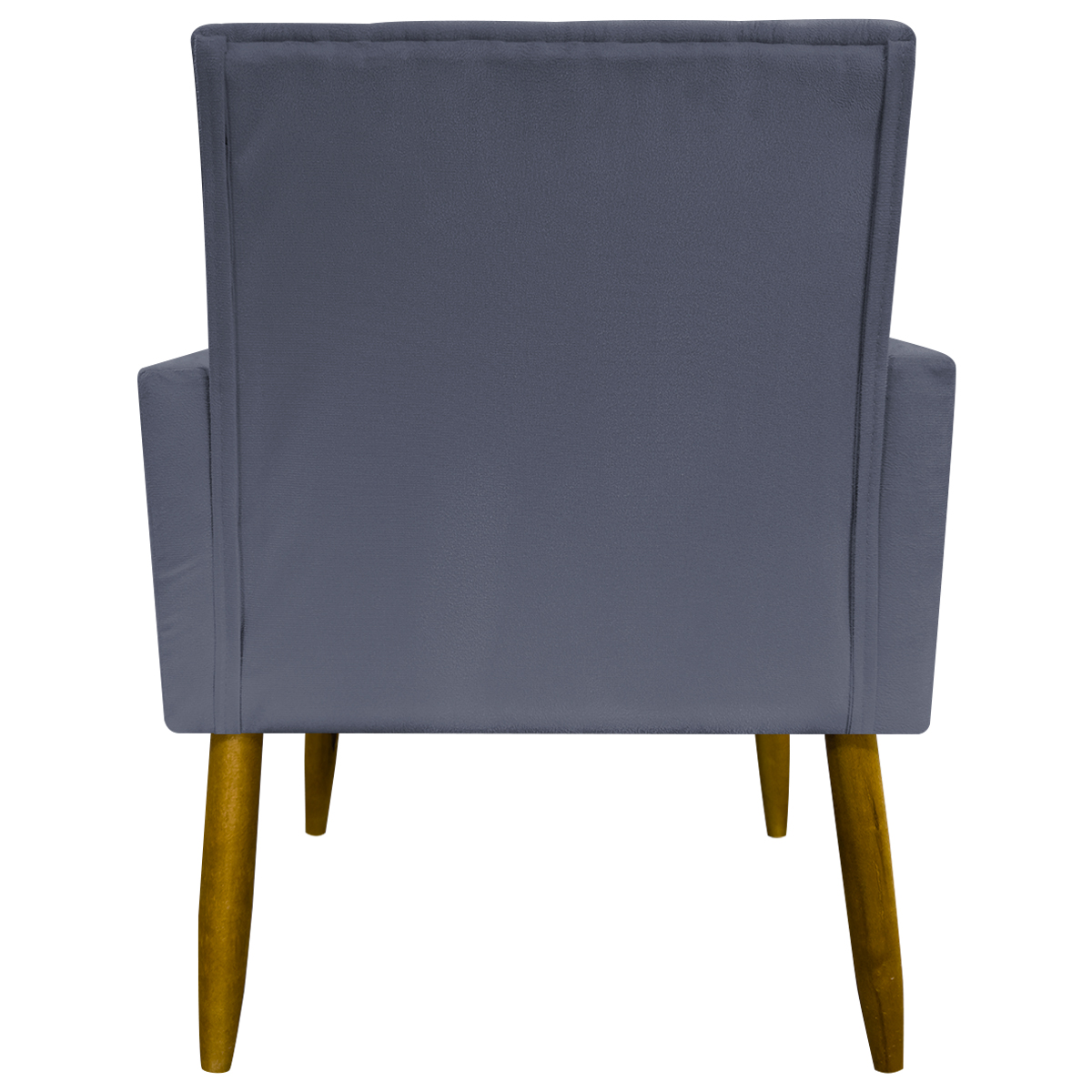 Kit 3 Poltronas Decorativa Para Sala Recepção Manicure Consultório Mari Suede Cinza