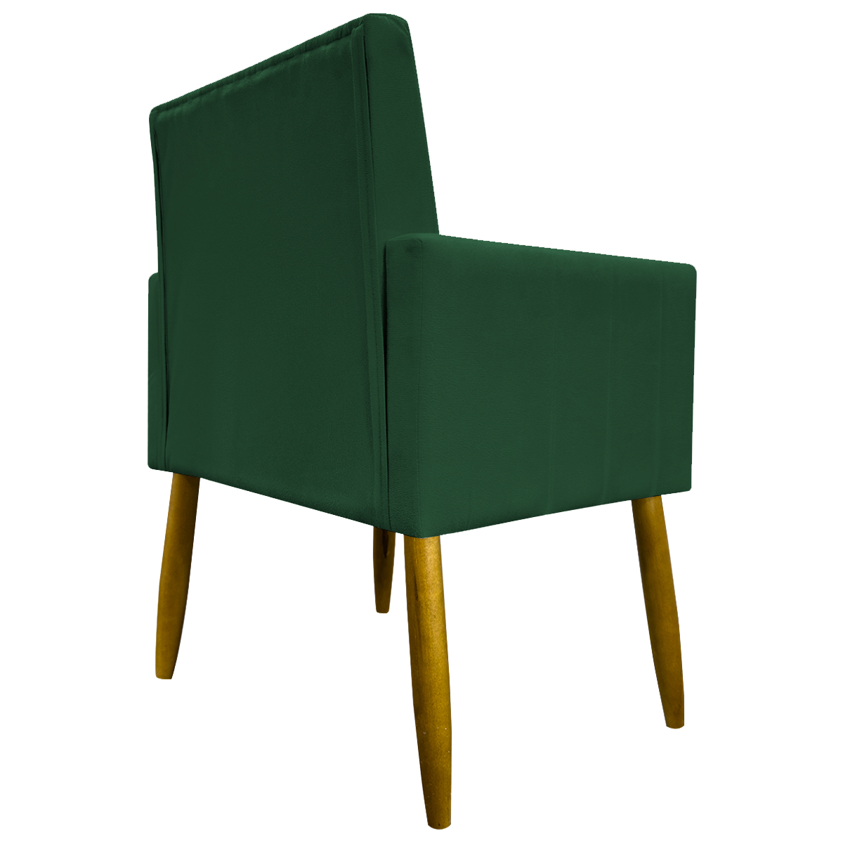 Kit 3 Poltronas Decorativa Para Sala Recepção Manicure Consultório Mari Suede Verde