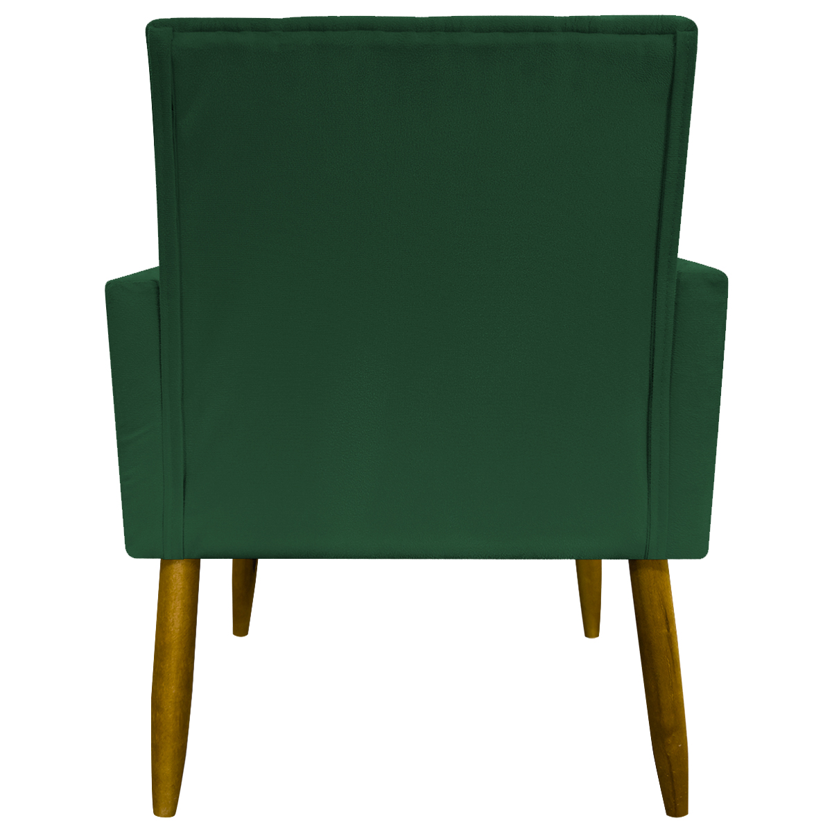 Kit 3 Poltronas Decorativa Para Sala Recepção Manicure Consultório Mari Suede Verde