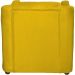 Kit 3 Poltronas Decorativa Para Sala Recepção Manicure Consultório Mila Suede Amarelo Pés De Plástico Cromado