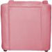 Kit 3 Poltronas Decorativa Para Sala Recepção Manicure Consultório Mila Suede Rosê Pés De Plástico Cromado