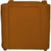 Kit 3 Poltronas Decorativa Para Sala Recepção Manicure Consultório Mila Suede Terracota Pés De Plástico Cromado