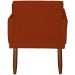 Kit 3 Poltronas Para Sala, Manicure, Quarto Decorativas Beatriz Com Base Suede Terracota Pé Castanho - Clique E Decore