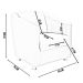 Kit 4 Poltronas Decorativas Para Sala Mila Corino Marrom Pé De Plástico - Clique E Decore