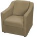 Kit 4 Poltronas Decorativas Para Sala Mila Suede Nude Pé De Plástico - Clique E Decore