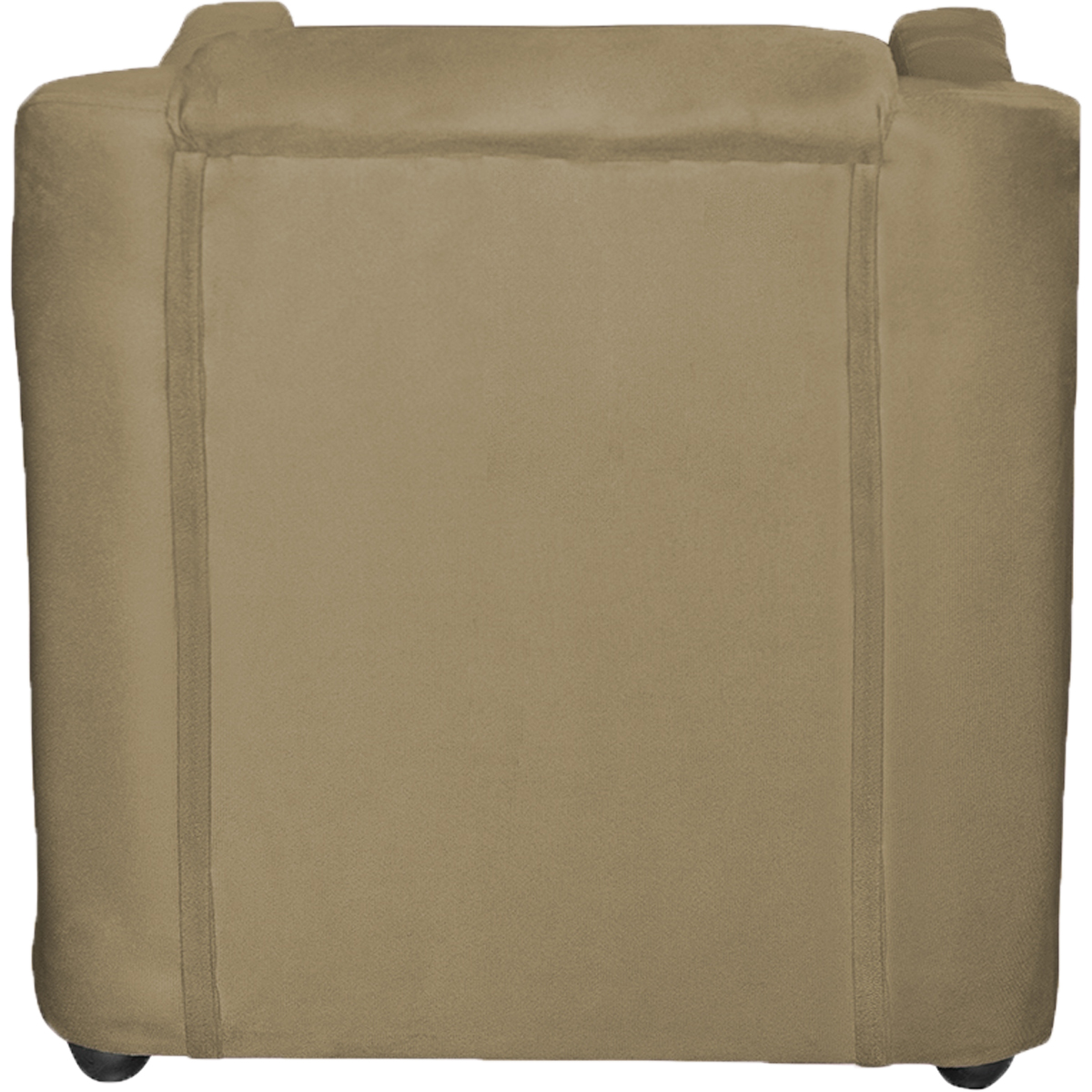 Kit 4 Poltronas Decorativas Para Sala Mila Suede Nude Pé De Plástico - Clique E Decore