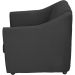 Kit 4 Poltronas Decorativas Para Sala Mila Suede Preto Pé De Plástico - Clique E Decore