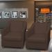 Kit 6 Poltronas Decorativas Para Sala Mila Corino Marrom Pé De Plástico - Clique E Decore