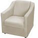 Kit 6 Poltronas Decorativas Para Sala Mila Suede Bege Pé De Plástico - Clique E Decore