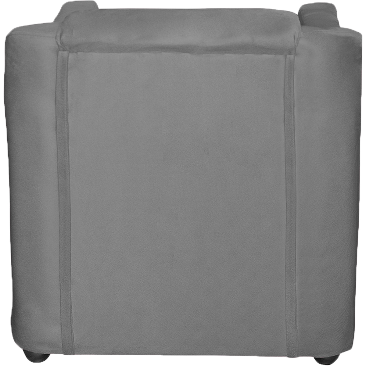 Kit 6 Poltronas Decorativas Para Sala Mila Suede Cinza Pé De Plástico - Clique E Decore
