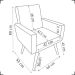 Kit 6 Poltronas Decorativas Para Sala, Recepção Nina + 3 Puff Redondo Suede Azul Turquesa Pé Castanho - Clique E Decore
