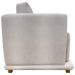 Poltrona Decorativa Bridge Para Sala Luxo Confortável Reforçada Bouclé Premium Bege