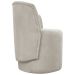 Poltrona Decorativa Orgânica Para Sala Recepção Aura Boucle Luxo Premium Bege