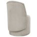 Poltrona Decorativa Orgânica Para Sala Recepção Aura Boucle Luxo Premium Bege