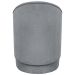 Poltrona Decorativa Orgânica Para Sala Recepção Aura Boucle Luxo Premium Cinza