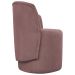 Poltrona Decorativa Orgânica Para Sala Recepção Aura Boucle Luxo Premium Rosê