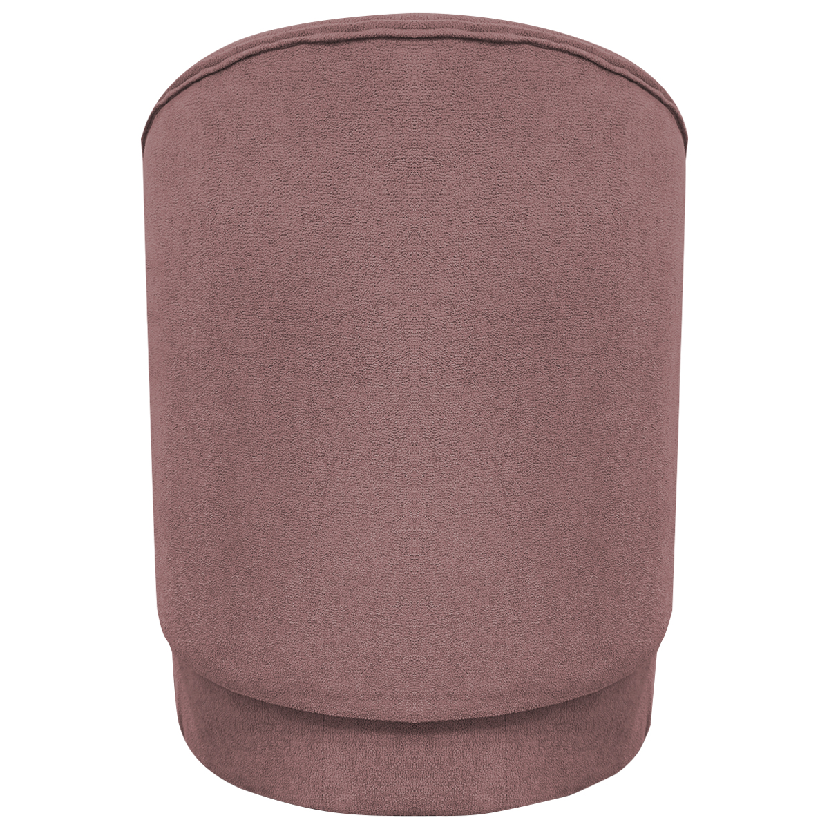 Poltrona Decorativa Orgânica Para Sala Recepção Aura Boucle Luxo Premium Rosê