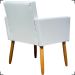 Poltrona Decorativa Para Sala Recepção Consultório Escritório Nina Corino Branco