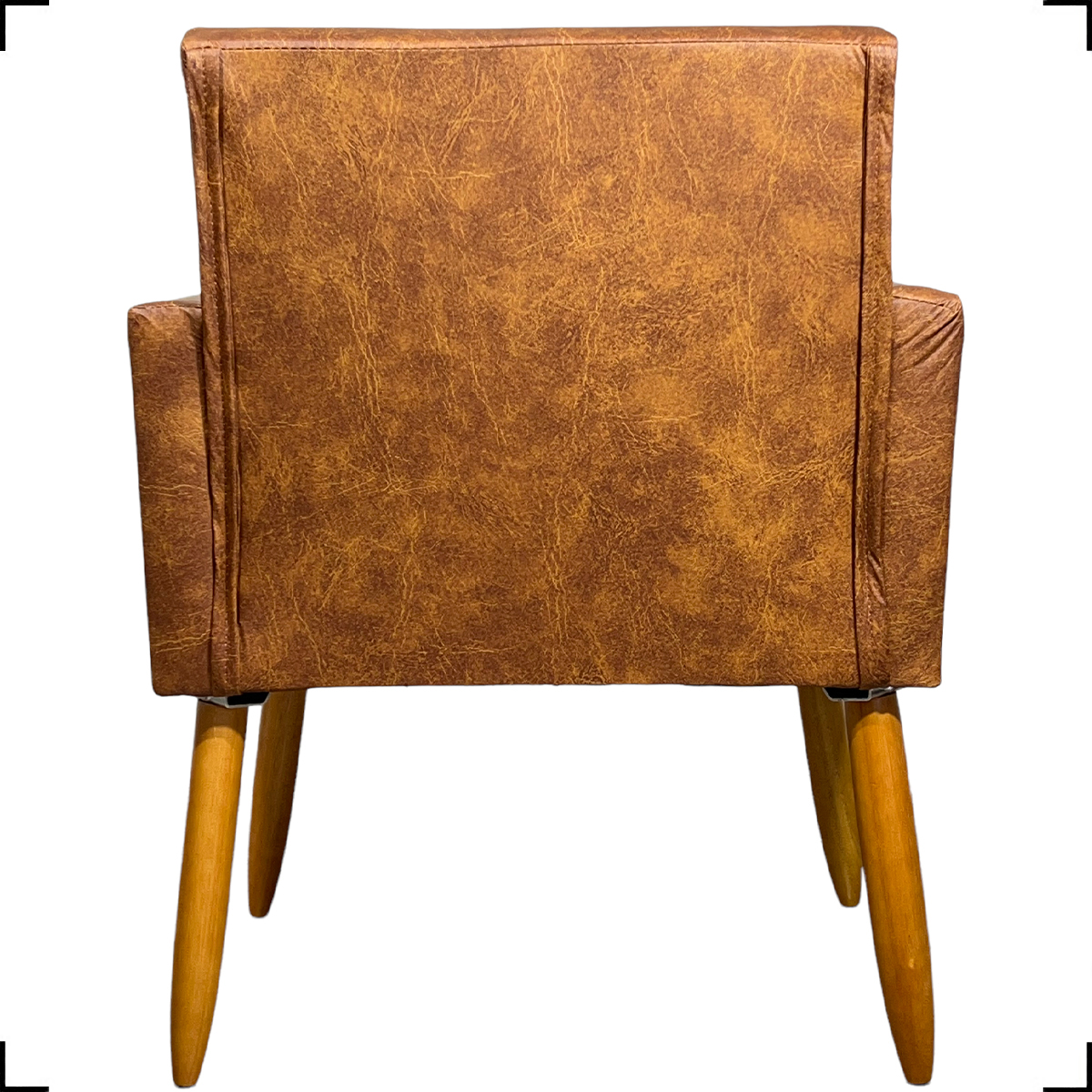 Poltrona Decorativa Para Sala Recepção Consultório Escritório Nina Corino Peroba