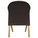 Poltrona Decorativa Para Sala Recepção You Suede Marrom Braça Amadeirada