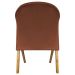 Poltrona Decorativa Para Sala Recepção You Suede Terracota Braça Amadeirada