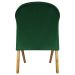 Poltrona Decorativa Para Sala Recepção You Suede Verde Braça Amadeirada