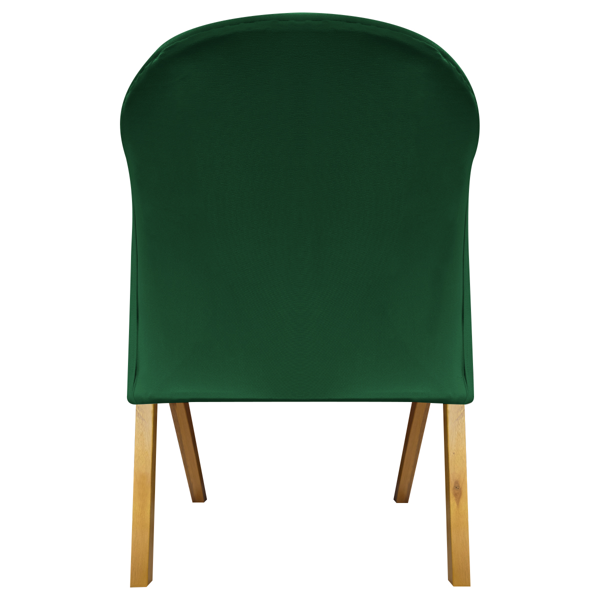 Poltrona Decorativa Para Sala Recepção You Suede Verde Braça Amadeirada