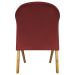 Poltrona Decorativa Para Sala Recepção You Suede Vermelho Braça Amadeirada